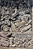 Candi Panataran - Main Temple. Ramayana relief. 